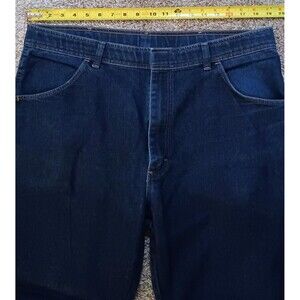 Wrangler Straight Leg Denim Jeans Mens Blue 40x29